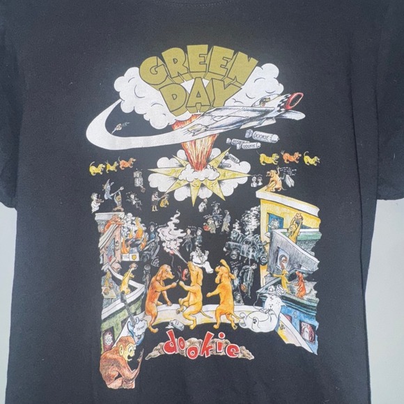 Green Day Dookie Album Graphic T-Shirt - Picture 2 of 3